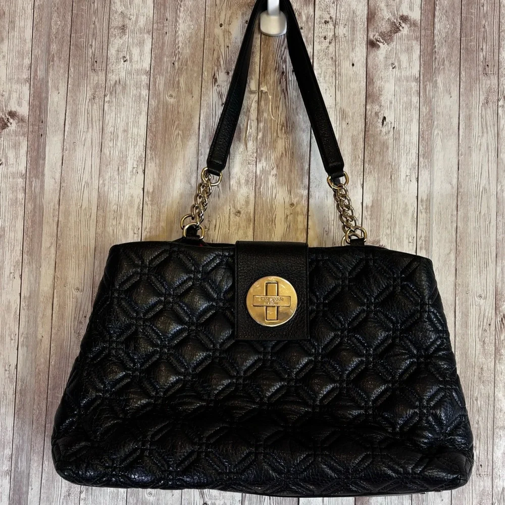Kate Spade New York Elena Astor Court Quilted Tote Purse - Picture 1 of 11